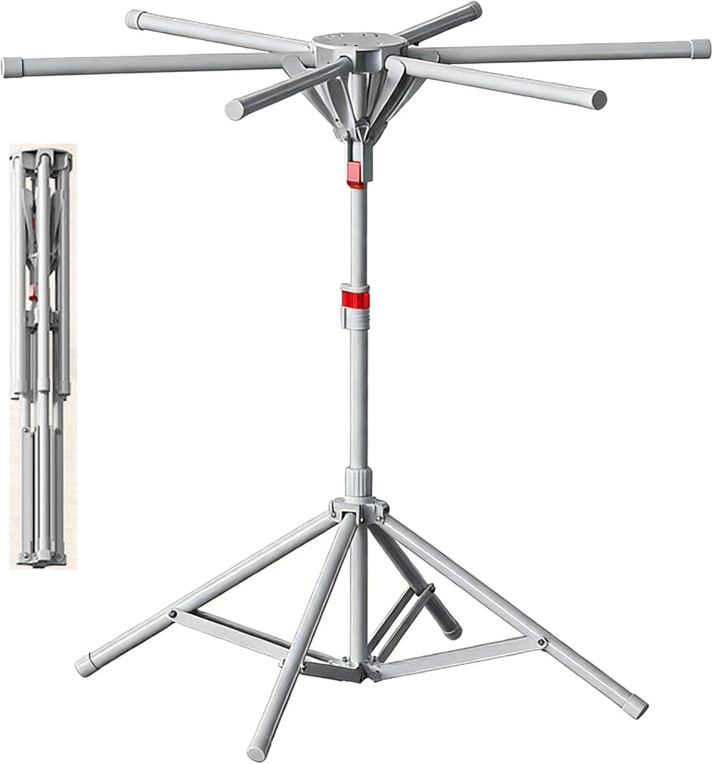 Clothes Drying Rack Outdoor Tower Rack Portable Foldable Collapsible Hanging ...