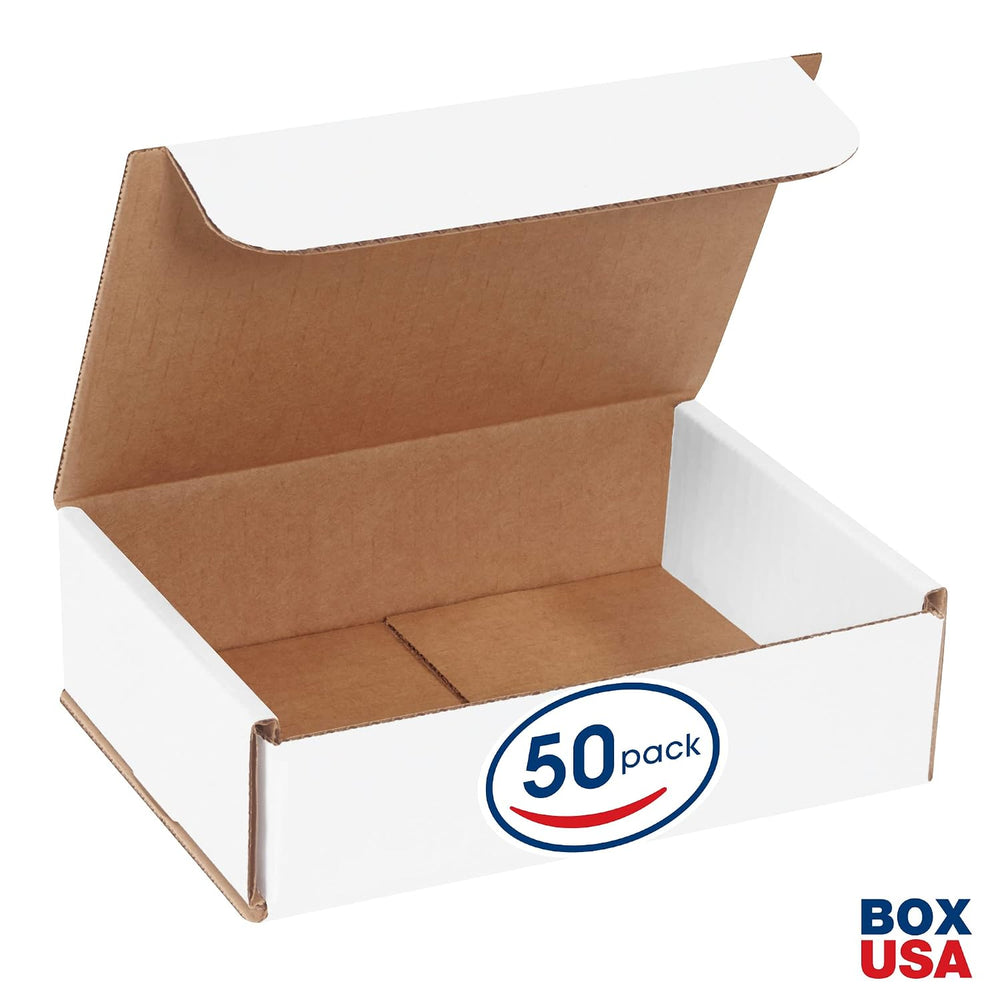 BOX USA Shipping Boxes Small 7"L x 5"W x 2"H, 50-Pack | Corrug...