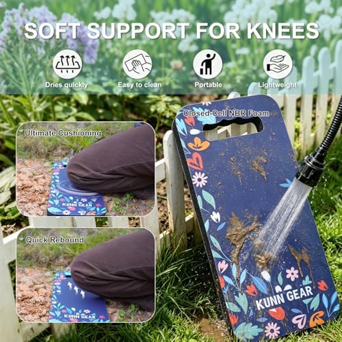 KUNN 5 Gallon Garden Bucket Tool Organizer & Kneeling Pad Set, 18-Pocket ...