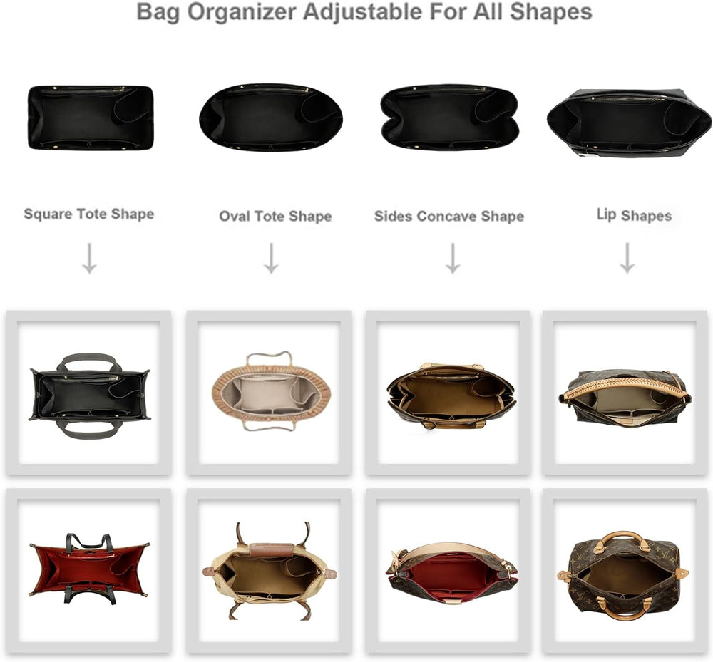 ZTUJO Purse Organizer Insert For Handbag & Tote Shaper,Tote Bag Organizer...