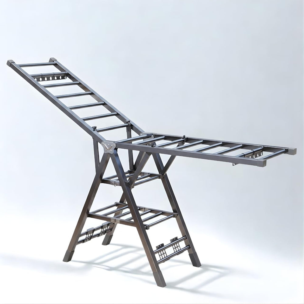 Heavy Duty 71 inches Stainless Steel Drying Rack - Height-Adjustable Gullwing...