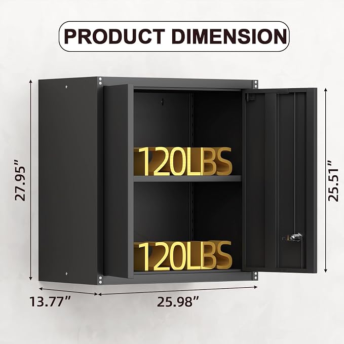 Steel Wall Cabinet, Metal Locking Wall Cabinet, Wall Hanging Metal Cabinet