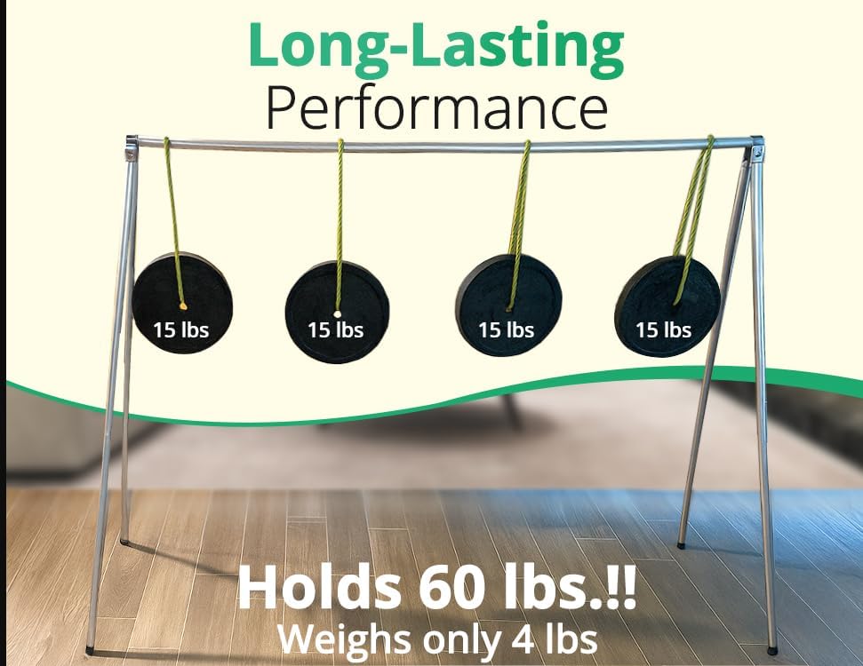 FOL-D-RAK Portable Clothing Rack, Folding Garment Rack with Carry Bag-no Asse...