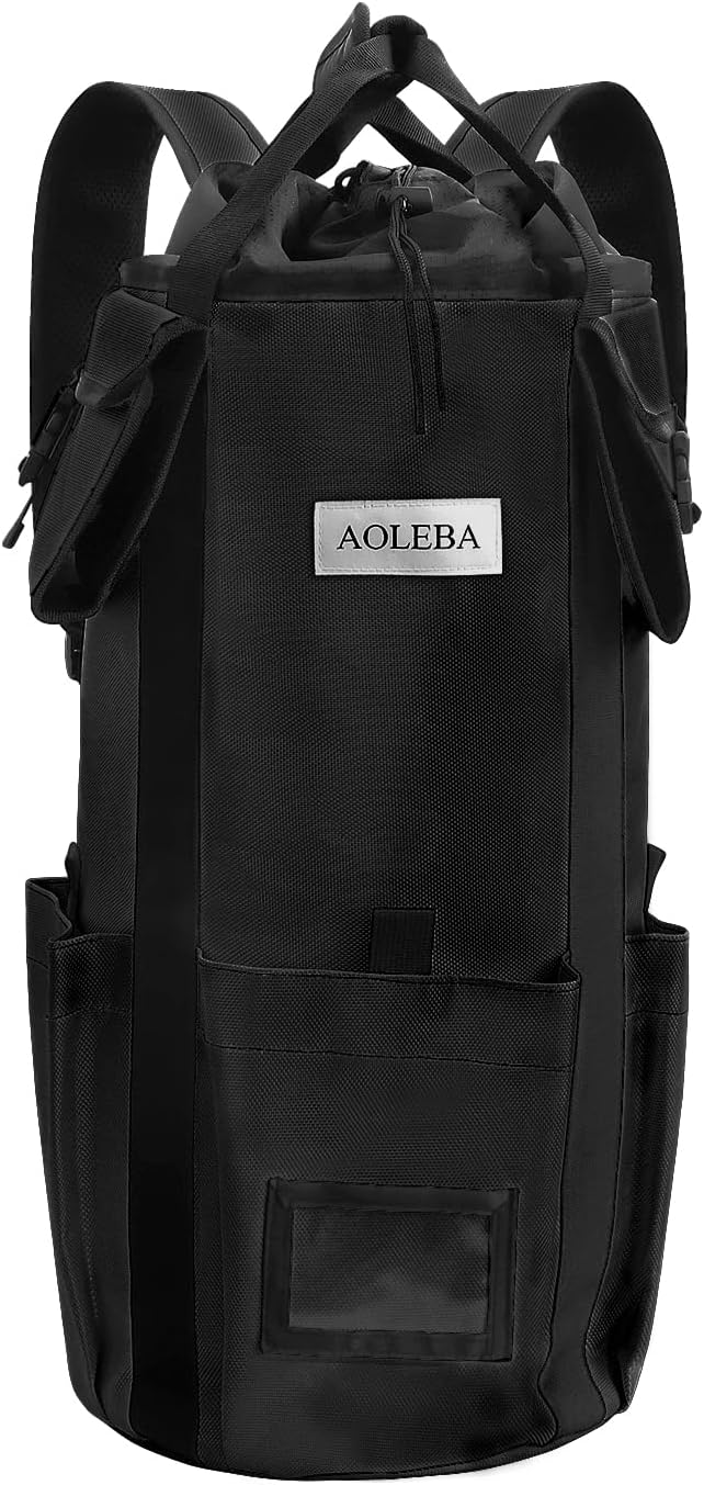 AOLEBA Arborist Rope Storage Bag Tree Climbing Rock Rope Bucket Backpack Rope...