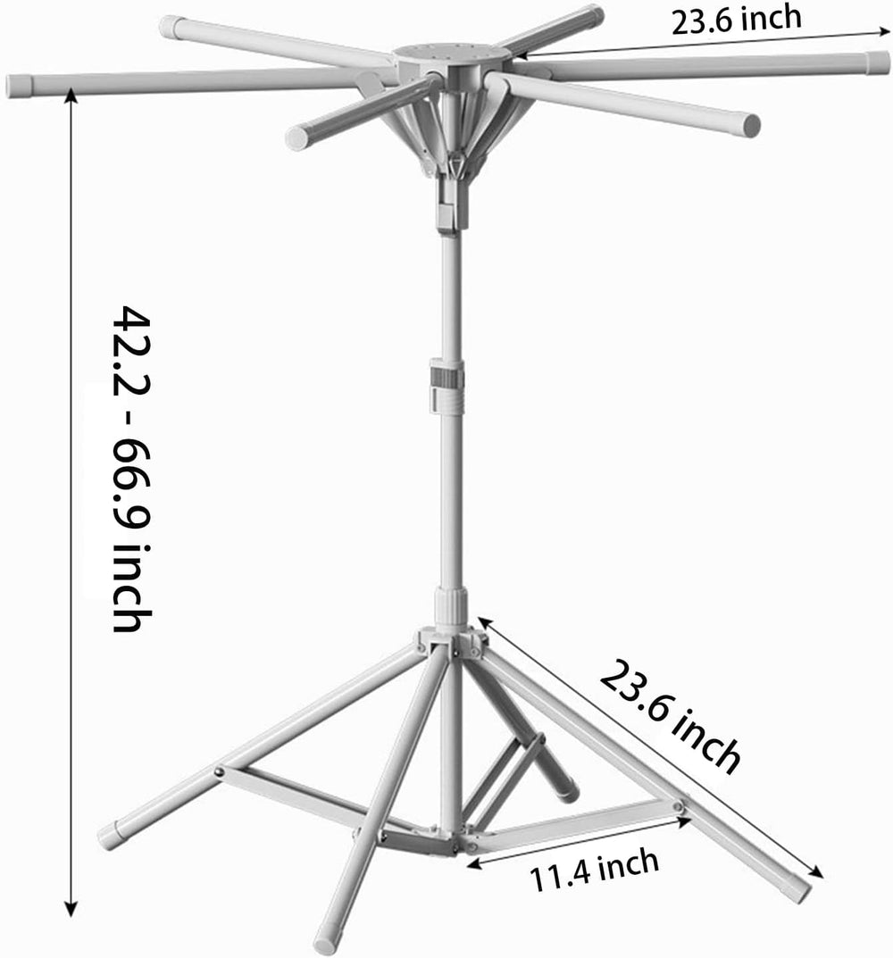 Clothes Drying Rack Outdoor Tower Rack Portable Foldable Collapsible Hanging ...