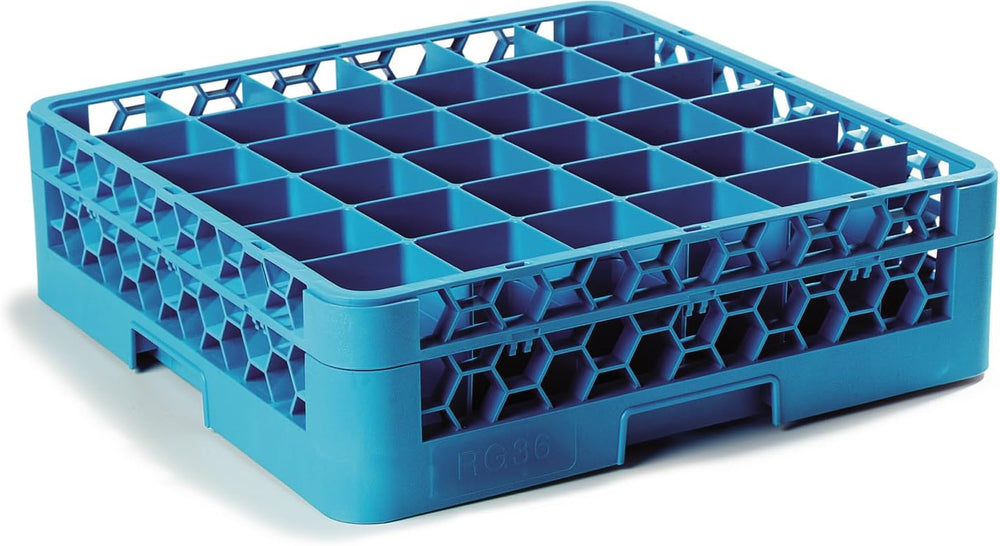 Carlisle FoodService Products 36 Compartment Glass Racks with 1 Extender - Fi...
