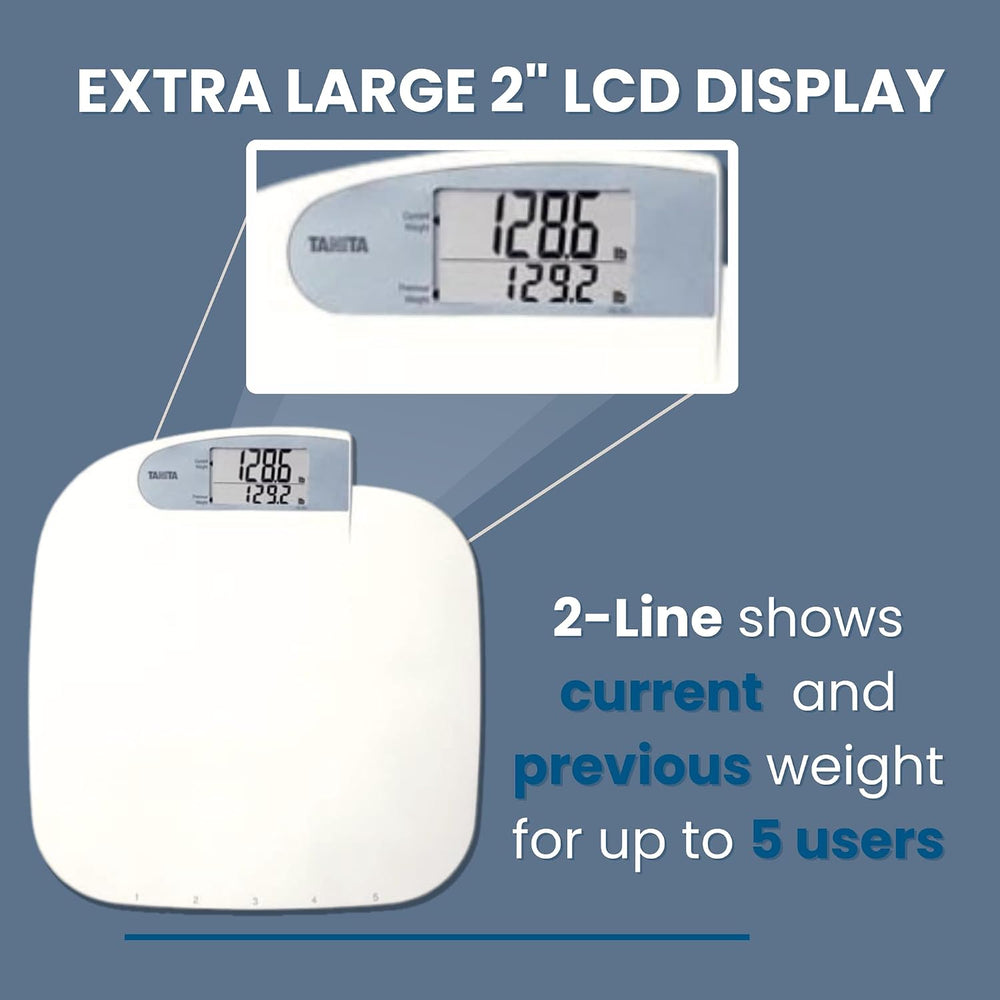 Tanita HD-351 Japan Technology Digital Bathroom Weight Scale- 440 lbs Capacit...