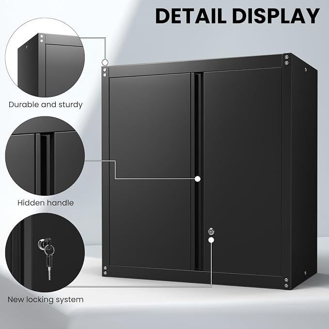 Steel Wall Cabinet, Metal Locking Wall Cabinet, Wall Hanging Metal Cabinet