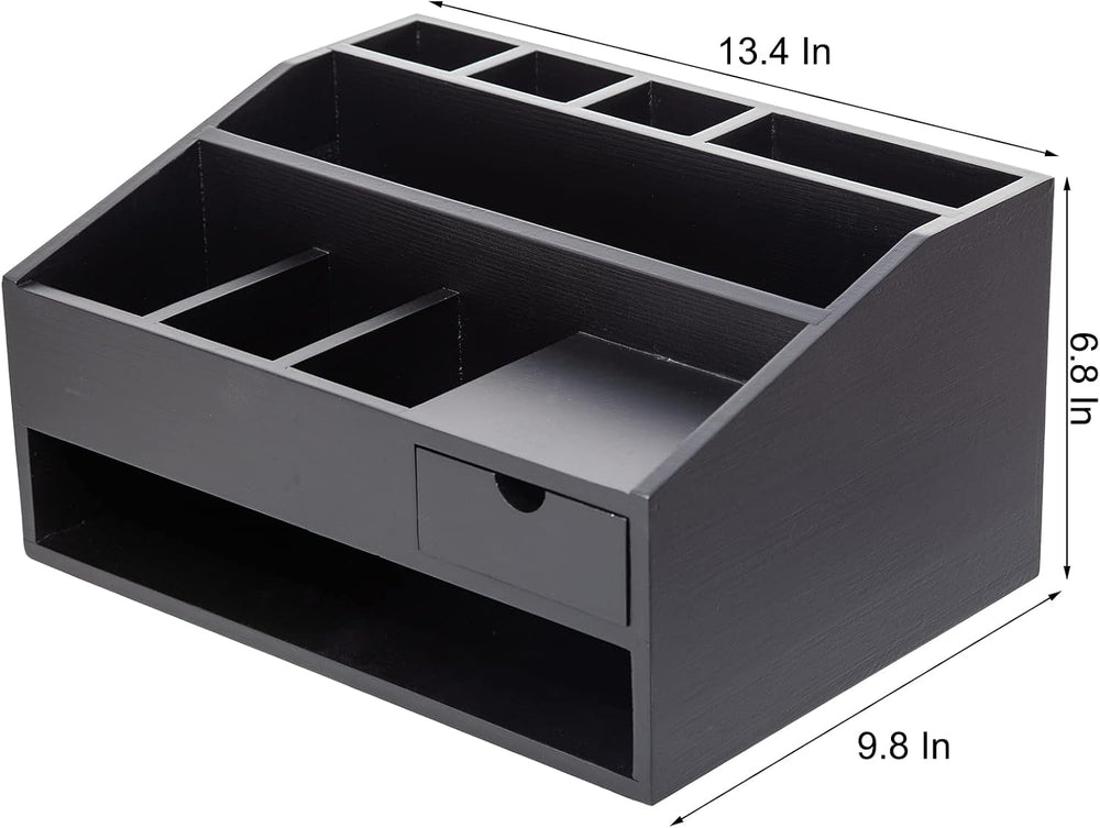 Wood Desk Drawer Organizers with File Organizer Pen holder Office Decor combo...
