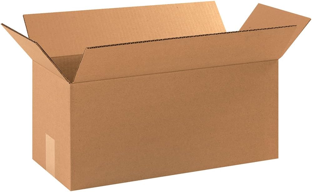 AVIDITI 17 x 8 x 8 Corrugated Cardboard Boxes, Long 17"L x 8"W x 8&...