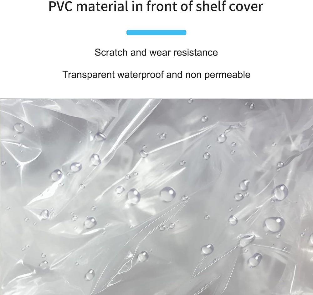 Shelf Cover Wire Shelving Rack Dust Cover, Fits 36"Wx14"Dx54"H