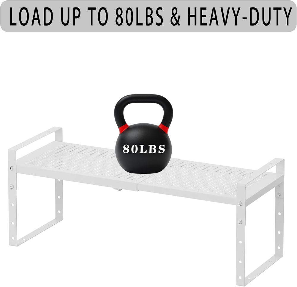 Expandable Metal Shoe Rack, Adjustable Space-Saving, Heavy-Duty Shoe Rack wit...