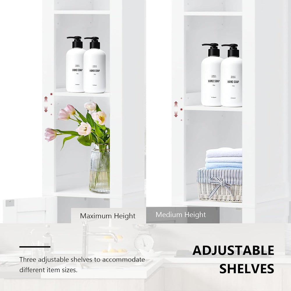 11.81'' Wide Narrow Bathroom Storage Cabinet-Slim Tall Bathroom Stora...