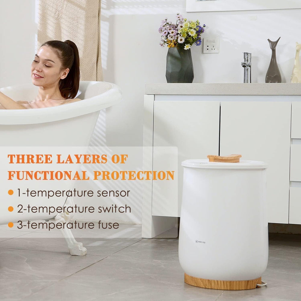 Keenray Bucket Style Towel Warmers, Luxury Bucket Towel Warmer, Large Towel W...