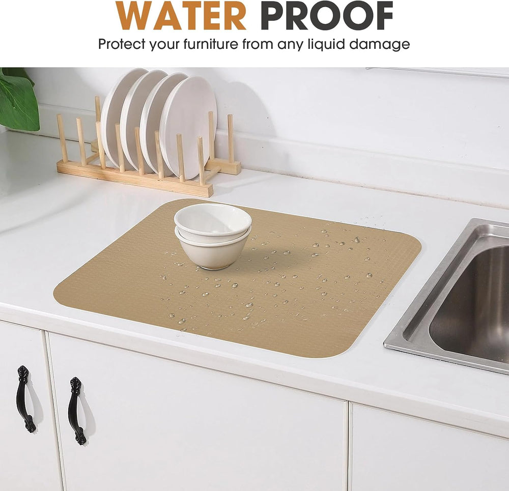 Drawer and Shelf Liner for Kitchen Cabinets, Beige, 24IN X 30FT