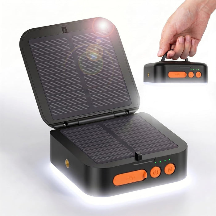 Solar Camping Lantern, Solar Camping Light 5200mAh Rechargeable 1000 Lumens 5 Light Modes, Lanterns for Power outages Hurricane IP65 Waterproof, Hiking, Fish, Emergency, and Home