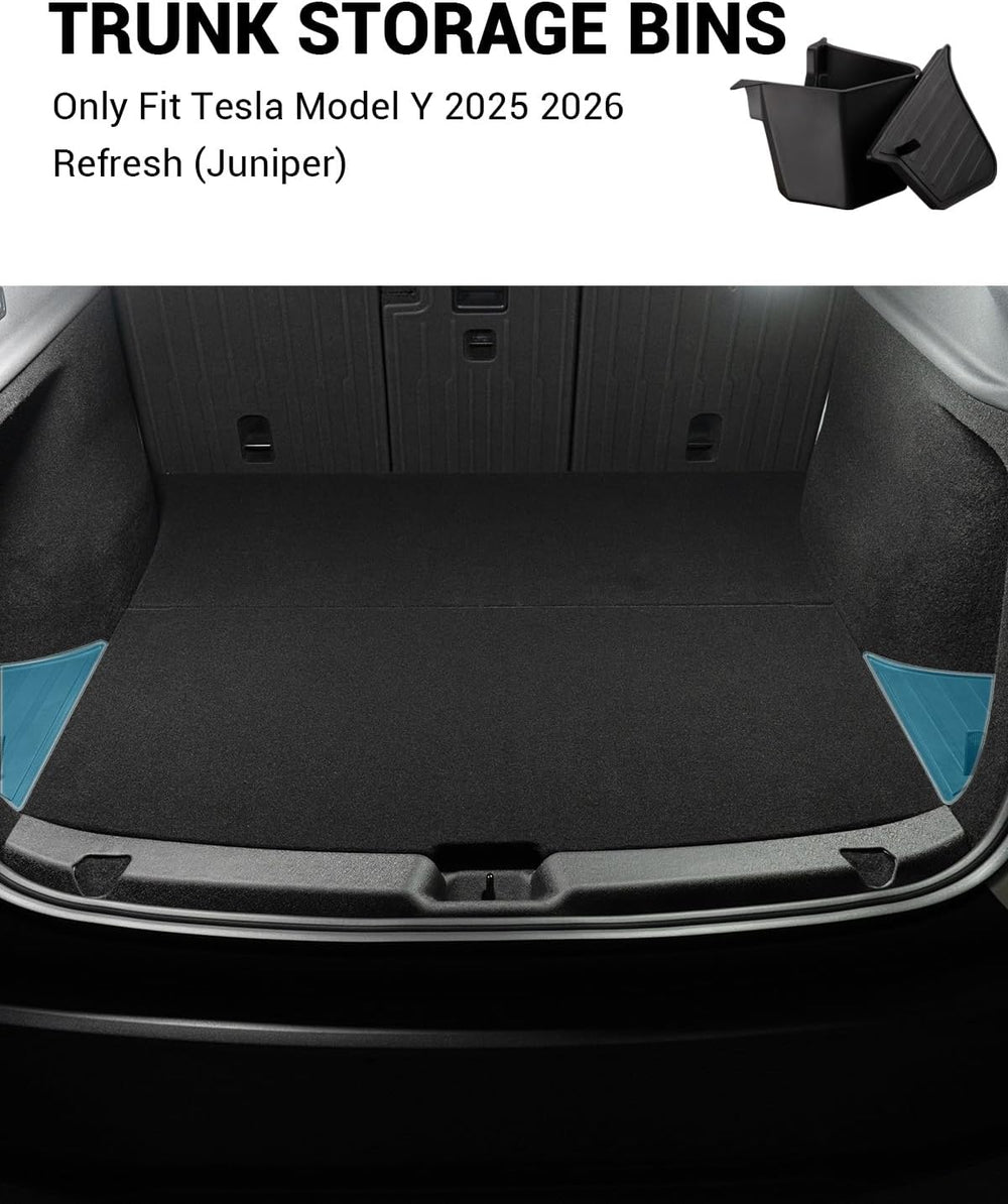 Motrobe 2025 2026 Tesla Model Y Juniper Trunk Organizer Trunk Storage Bins