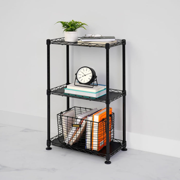 SafeRacks NSF 3-Tier Heavy Duty Steel Wire Shelves (18"x10"x30")