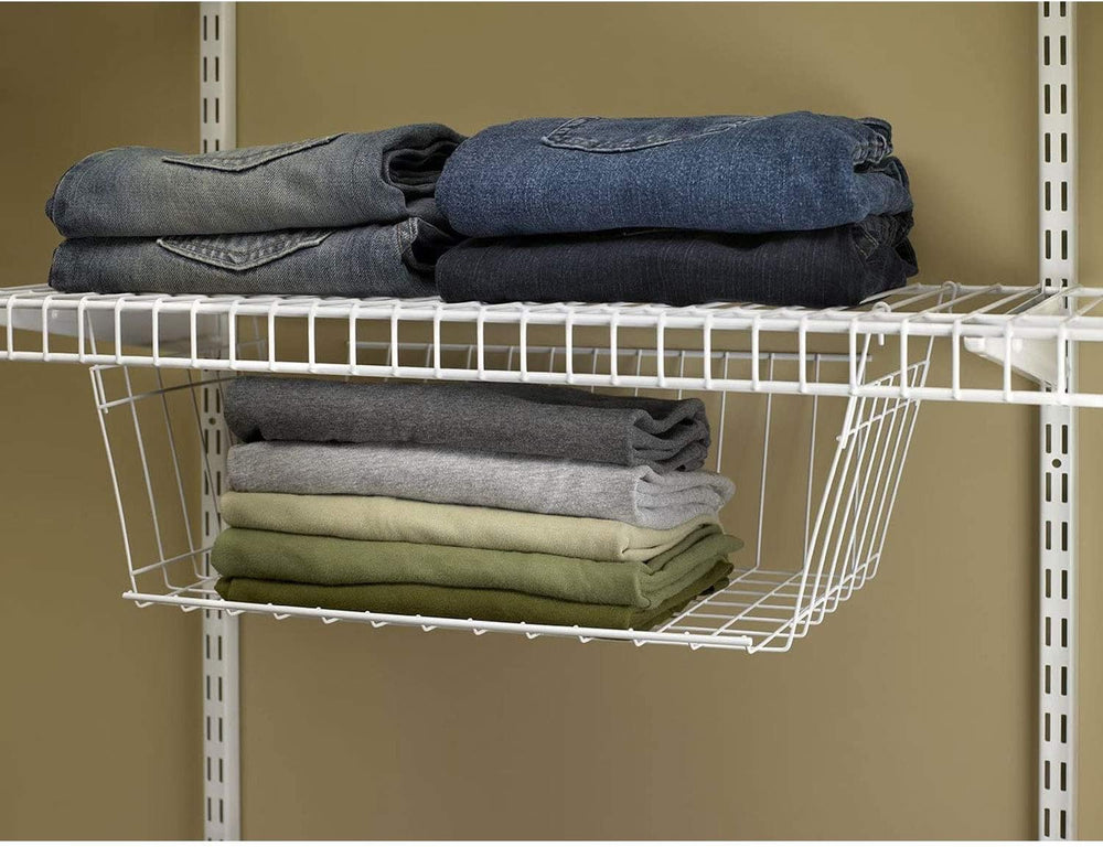 ClosetMaid 17 Inch Wide Hanging Basket Wire Shelving Accessory for Closet She...