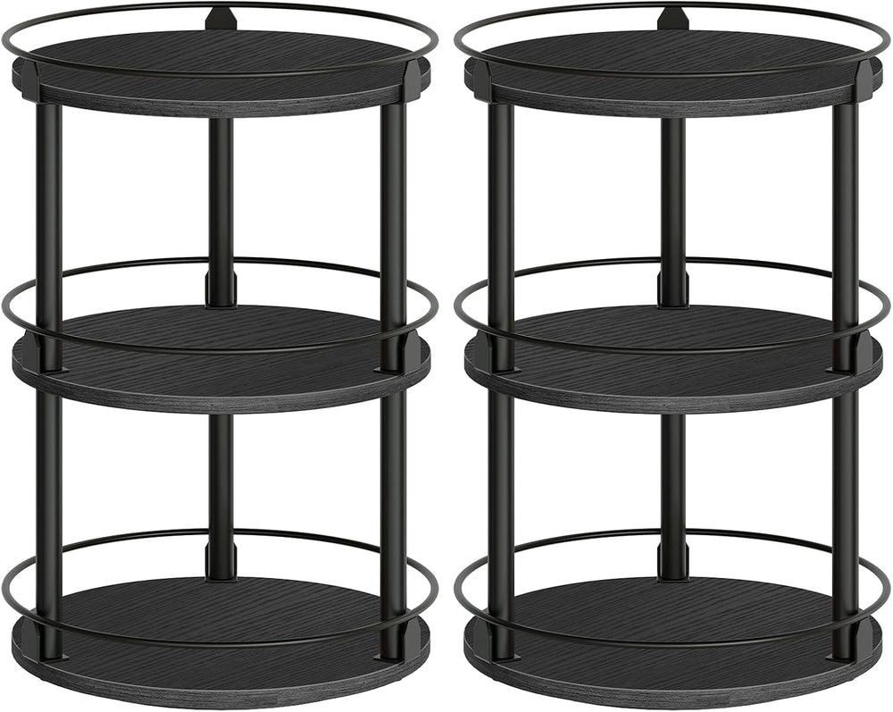 YATINEY Spice Rack, Set of 2 Lazy Susan Organizer, 3 Tier Turntable Organizer...