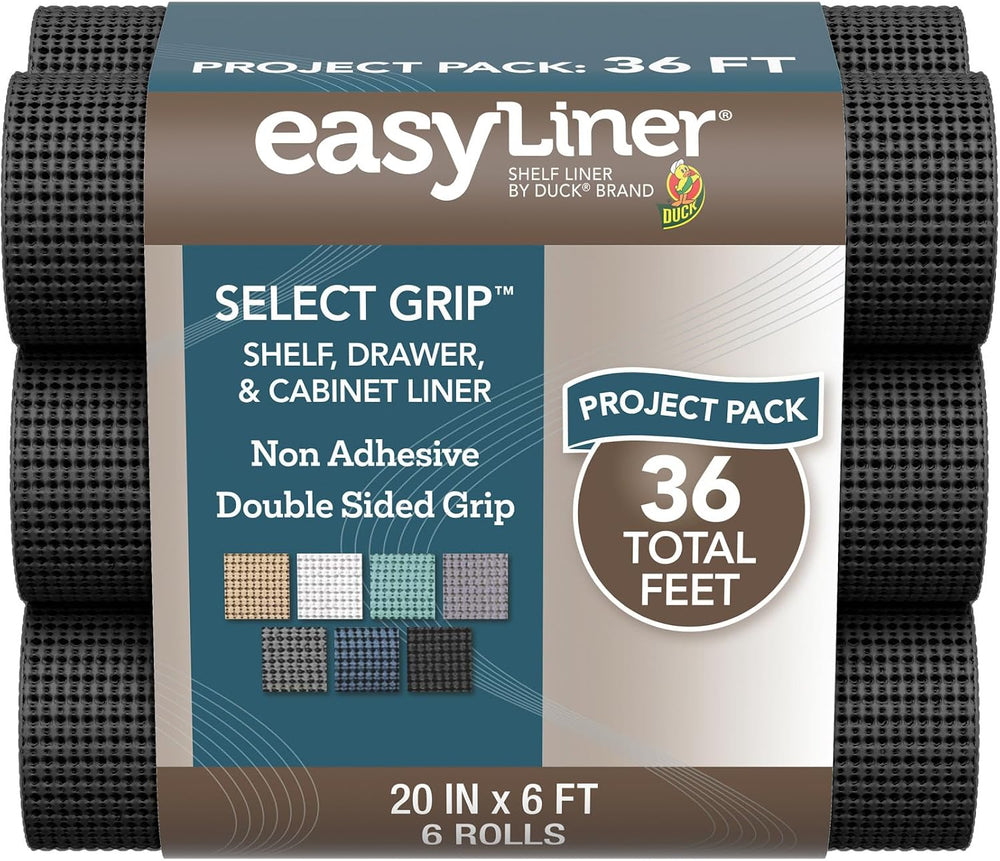 EasyLiner Select Grip Shelf Liner - Easy to Install & Cut to Fit - Non Sl...