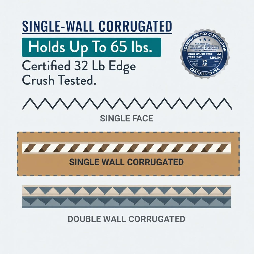 Small Shipping Boxes 12"L x 12"W x 12"H, 25-Pack | Kraft Corru...