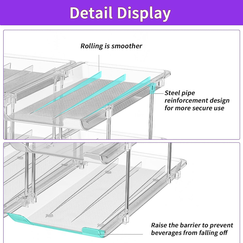 Can Organizer for Pantry, 4-Tier Modular Can Storage Rack