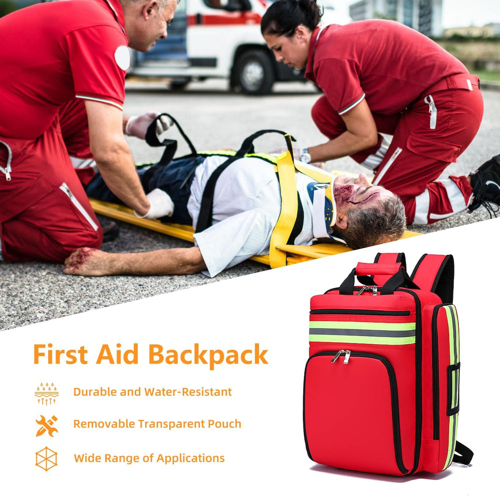 Medical Bag First Aid bag Medical Backpack,Medicine Bag,First Aid Backpack wi...