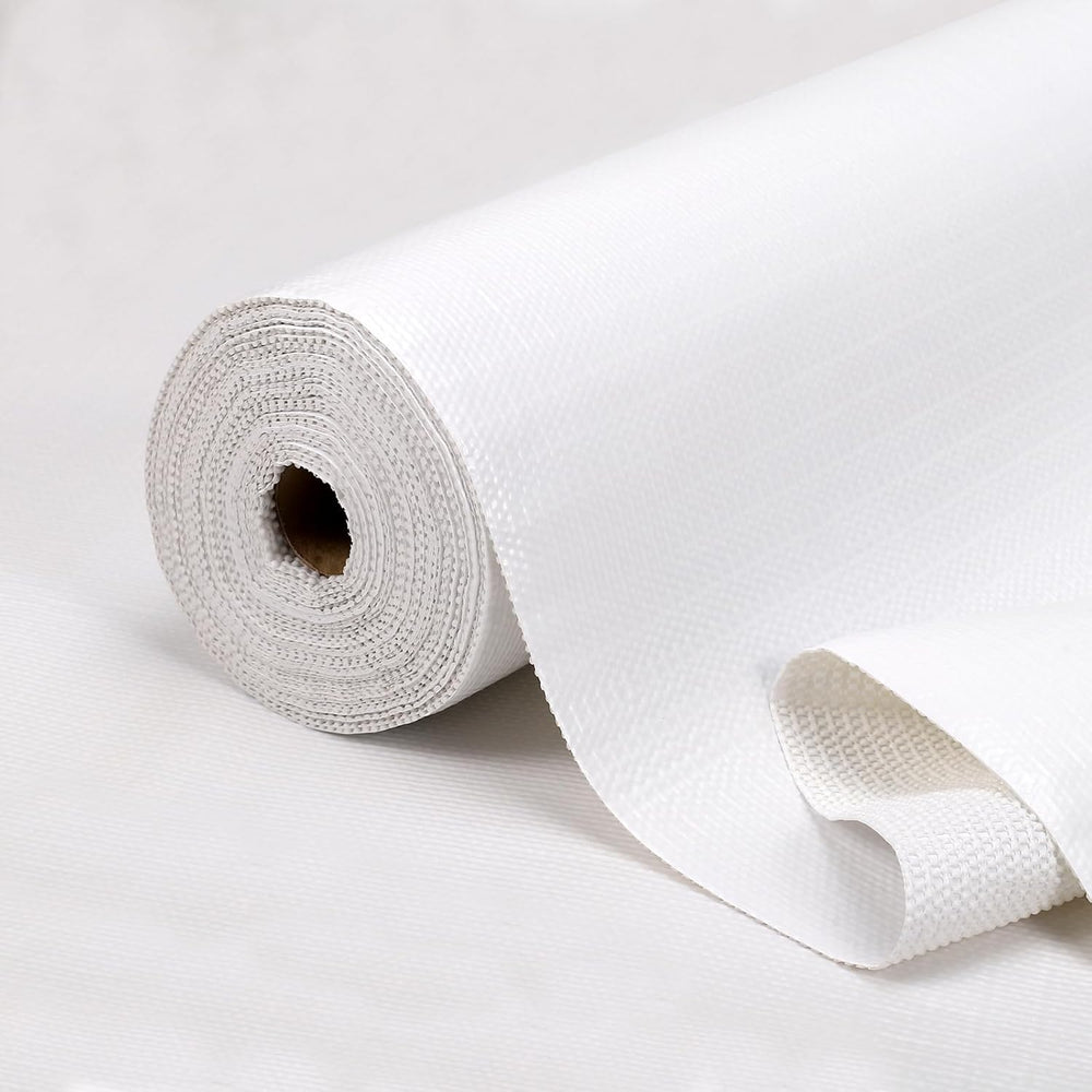 Practical White Shelf Liners for Kitchen Cabinets Non-Slip 18" x30FT