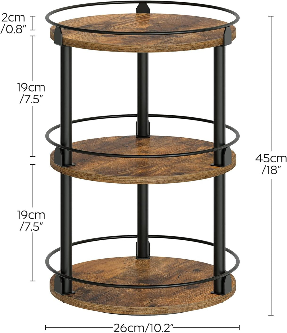 YATINEY 3-Tier Lazy Susan Organizer, Rotating Spice Rack, Spinning Organizer,...