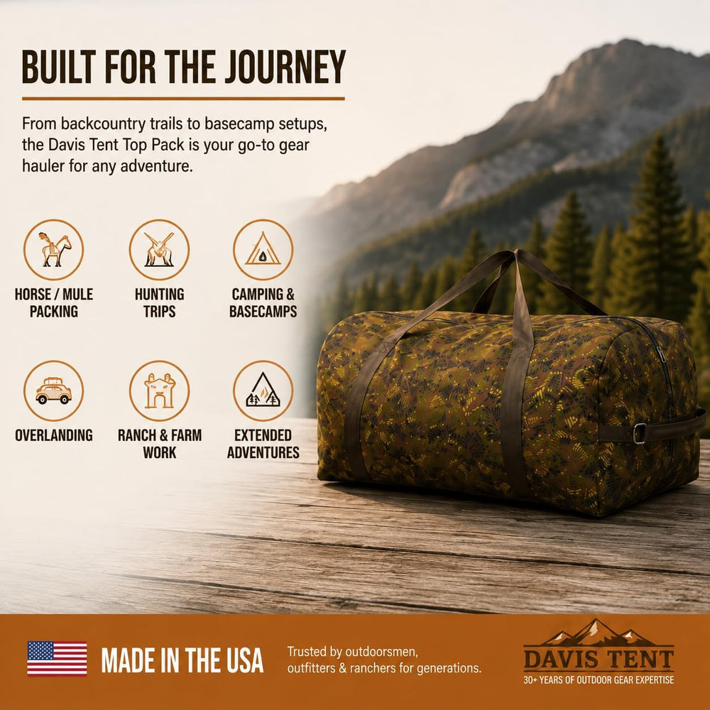 Tent Stove Bag 28″ x 18″ | Heavy Duty Davis Tent Stove Bag | Hunt & Camp