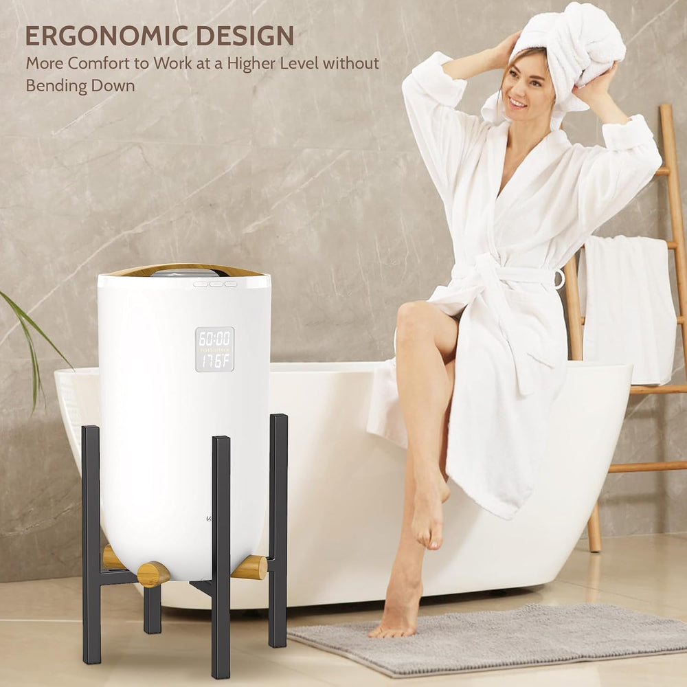 Keenray Metal Adjustable Stand for Towel Warmers, Heavy Duty Stand with Trays...