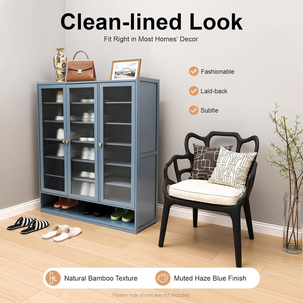 Shoes Rack Organizer,Shoe Storage Cabinet,8 Tiers Freestanding Shoe Rack,Shoe...