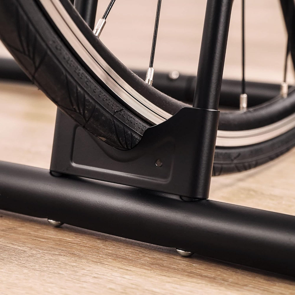 CyclingDeal Bicycle Floor Parking Rack Stand - for Mountain MTB Road Bike - I...