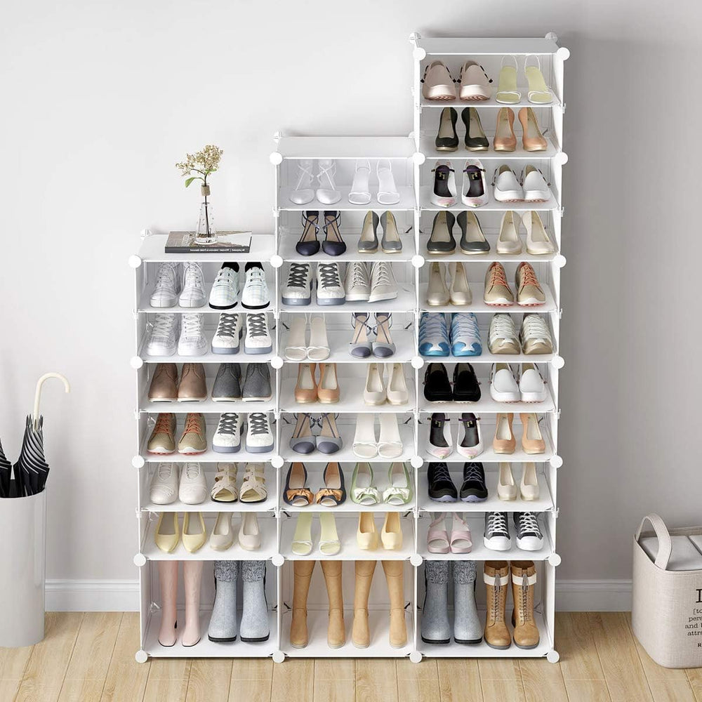 KOUSI 60-Pairs Shoe Organizer Shoe Rack Shoe Tower Storage Cabinet Storage Or...