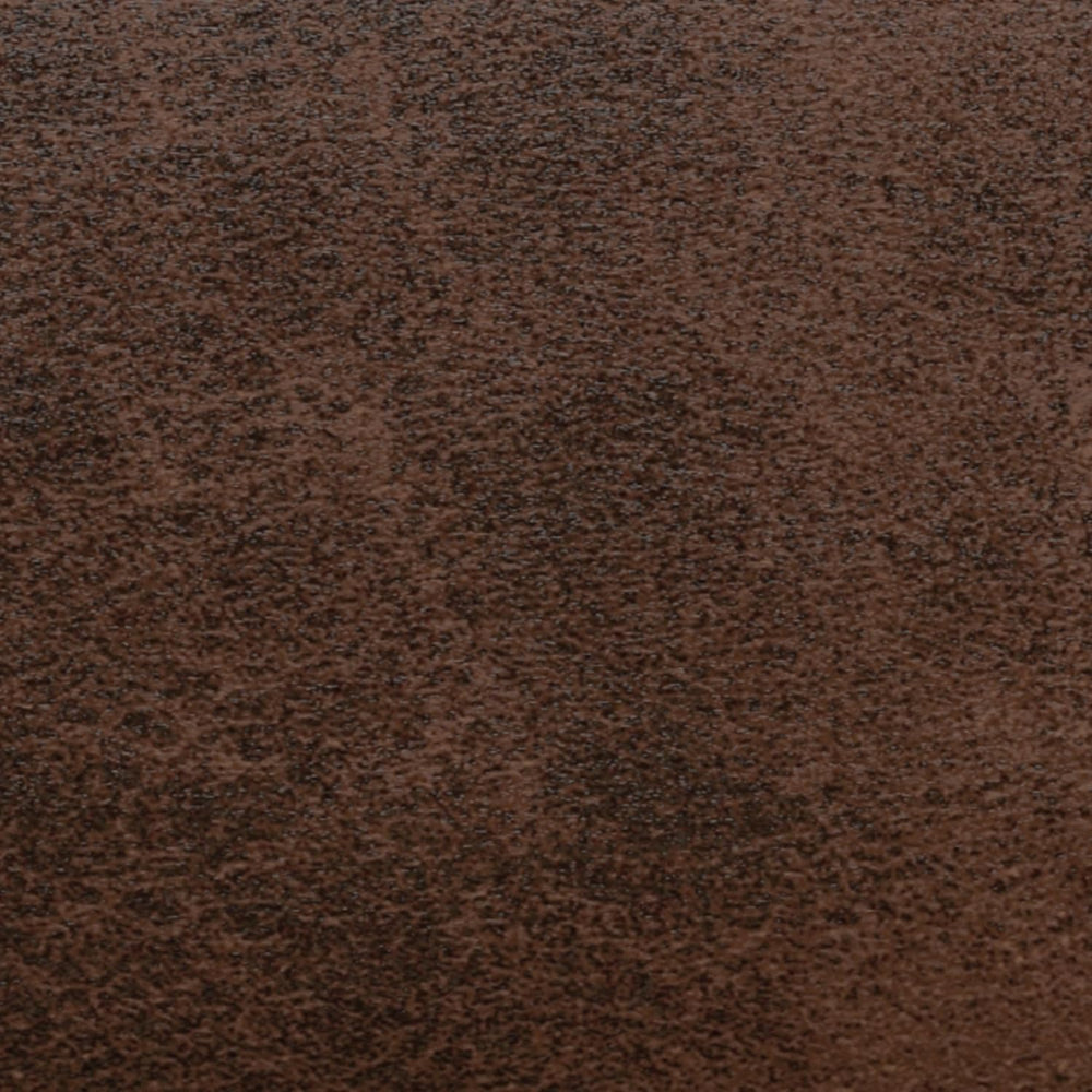 SIMPLIHOME Gabbie 48" Wide Vegan Leather Storage Ottoman in Chestnut Brown
