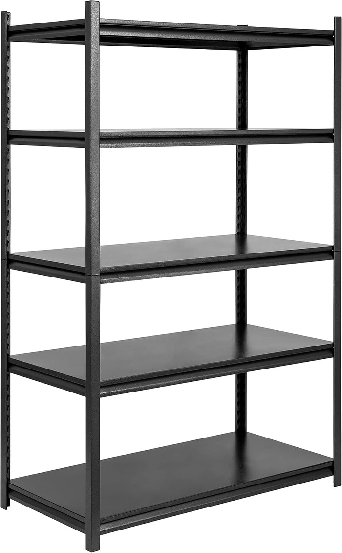 Hzdbhd 48" W Garage Shelving Unit, 5-Tier Metal Storage Shelves