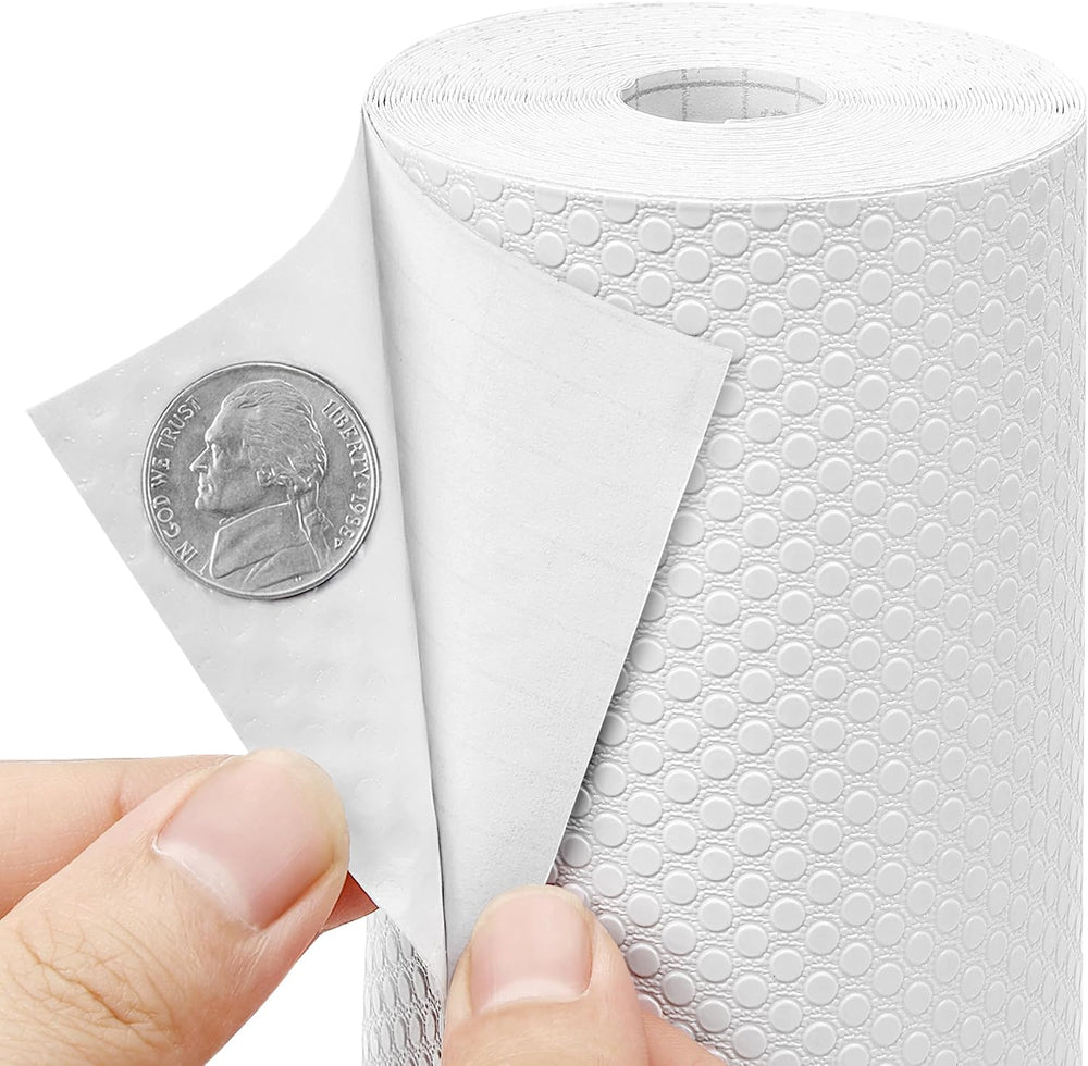 Self-Adhesive Kitchen Cabinet Liner: Peel and Stick Non-Slip 22" W x 290...