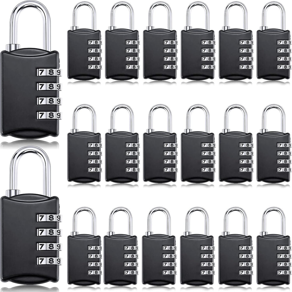 Moxweyeni 20 Pcs 4 Digit Combination Locks Small Combo for Luggage