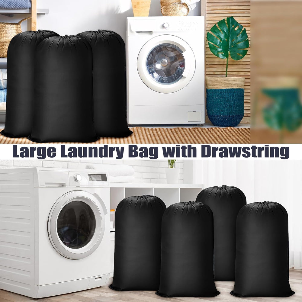 Sanwuta 80 Pcs Large Laundry Bags Bulk,Black