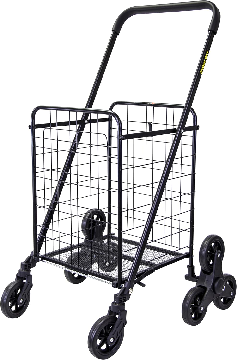 dbest Products Stair Climber Cruiser Cart Shopping Grocery Rolling Folding La...