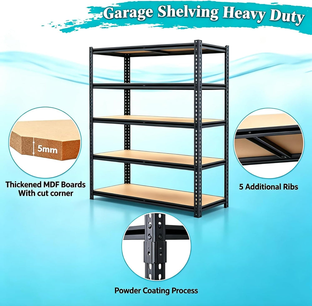 Garage Shelving Units Shelves for Garage Storage Shelf 72" x 36" x ...