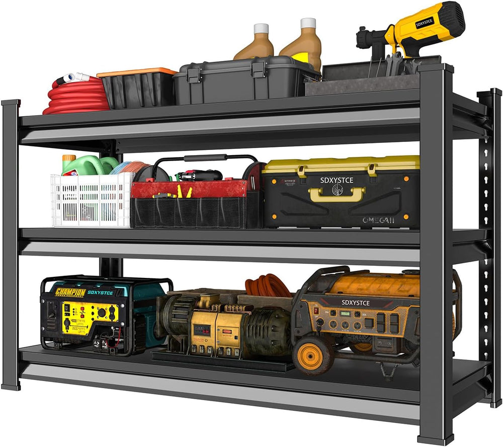 40" W Garage Shelving Heavy Duty, 1440LBS Loads Garage Storage Shelves H...