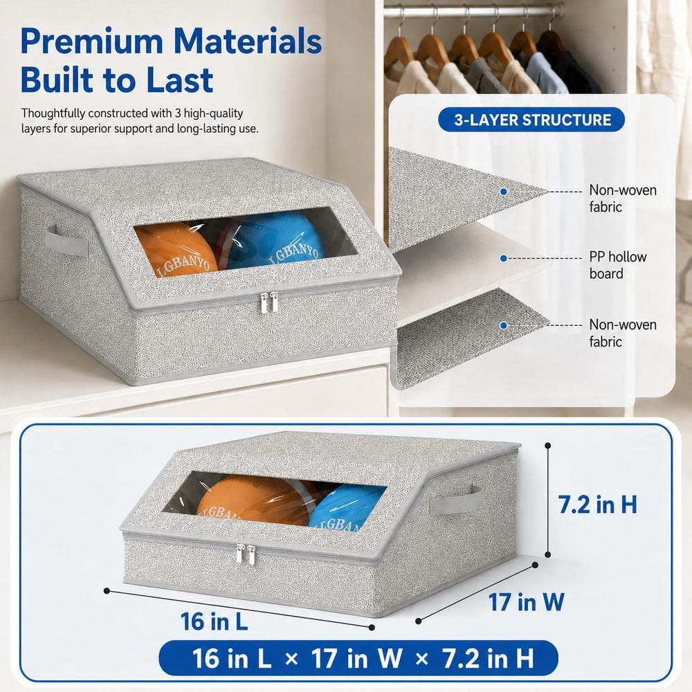 2 Pack Hat Storage for Baseball Caps, Holds Up to 48 Caps