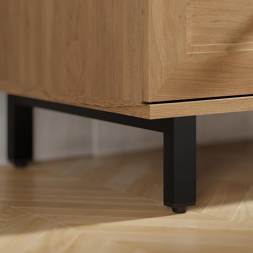 FENSULN Modern Drawer Dresser for Bedroom with 6 Drawers, 2 in 1 Chest of Dra...