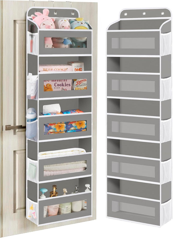 Over The Door Organizer, 5 Shelves Closet Door Hanging Organizer