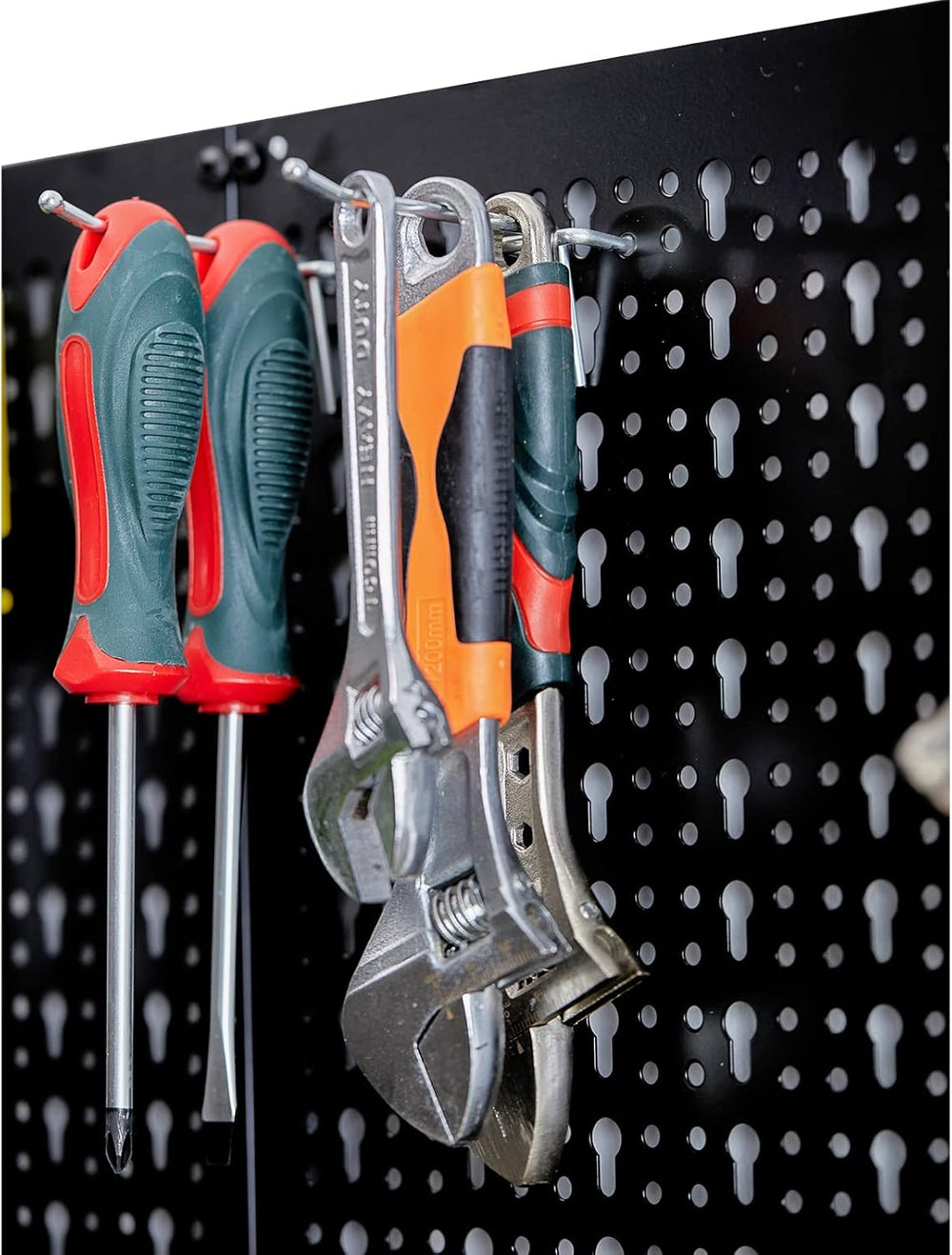 Peg Board Wall Organizer 4 ft. Metal Garage Wall Pegboard