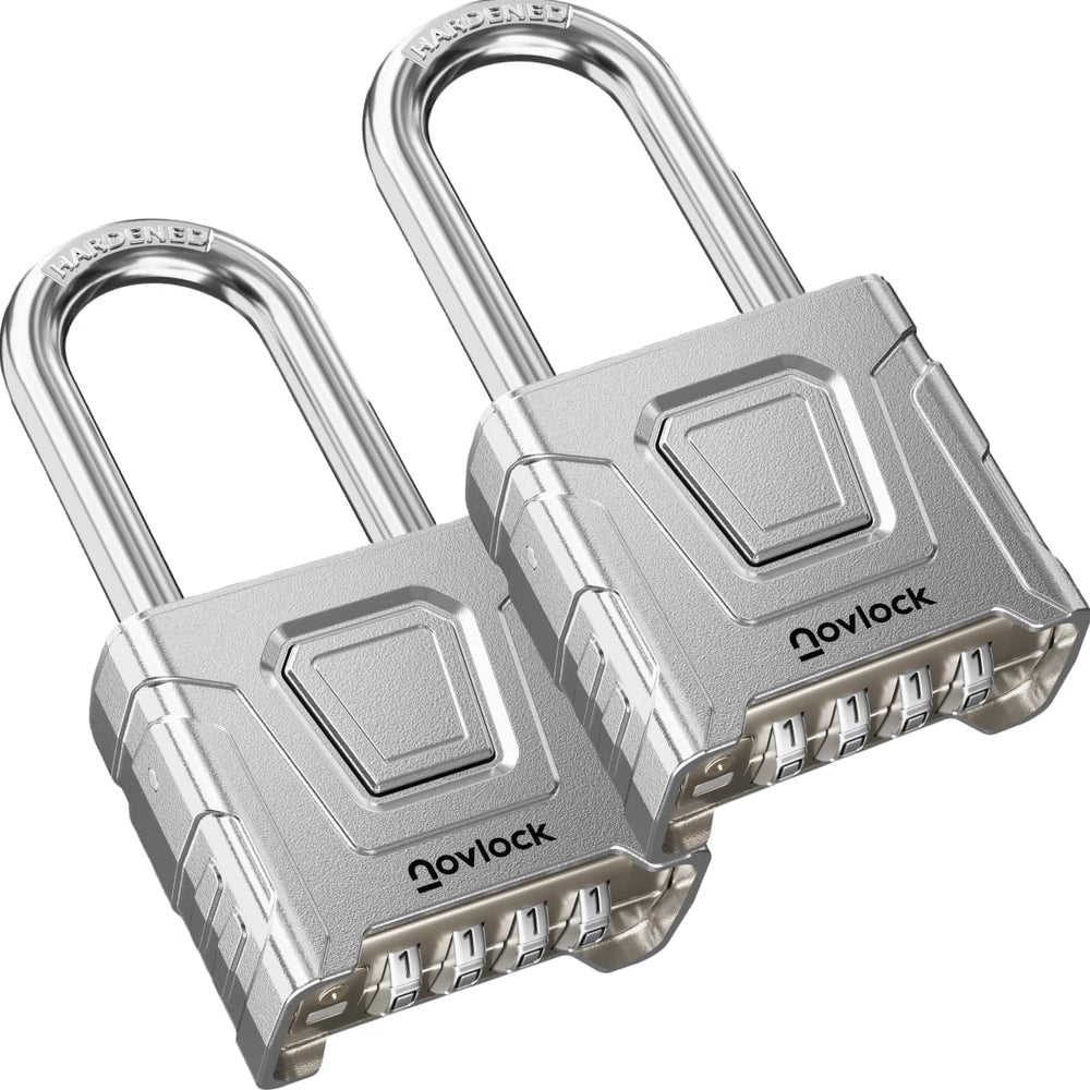 Outdoor Combination Lock, 2.3” Long Shackle, Weatherproof Padlock