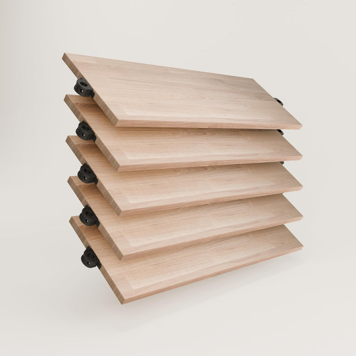 pamo Adjustable Closet Organizer Shelf Board Oak – 36" x 12"