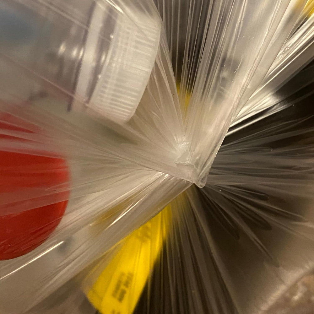 TYPLASTICS 20-30 Gallon Clear Trash Bags 30" x 37" Can Liners Case ...